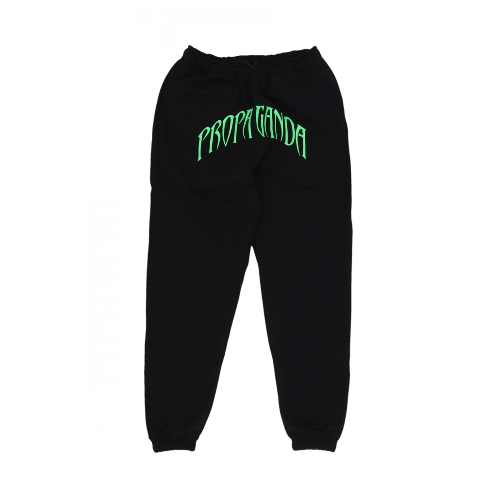 pantalone tuta felpato uomo triangle panther sweatpant BLACK