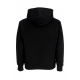 felpa cappuccio uomo logo slime hoodie BLACK