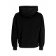 felpa cappuccio uomo logo badfate hoodie BLACK