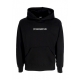 felpa cappuccio uomo apple hoodie BLACK