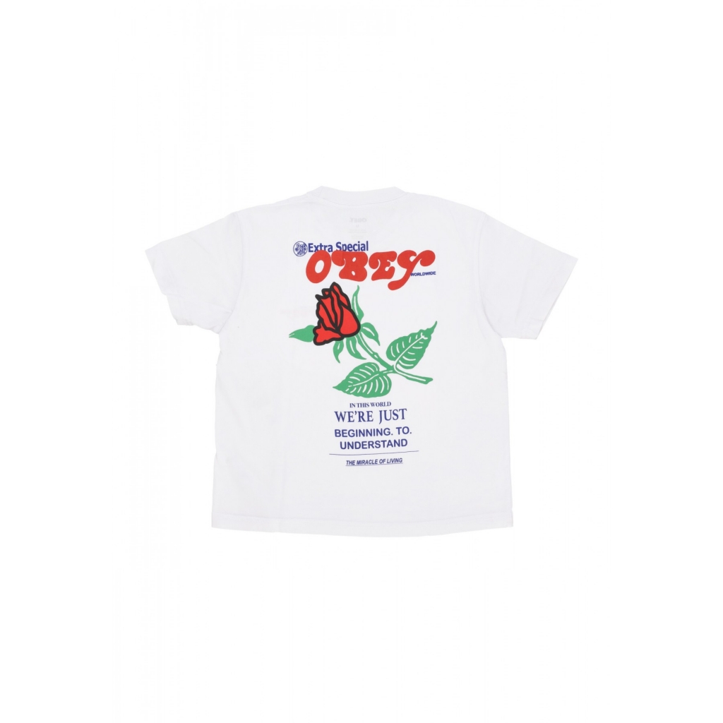 maglietta donna w miracle of living tee WHITE