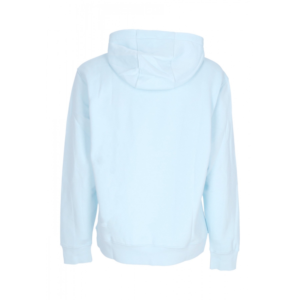 felpa cappuccio uomo sportswear club fleece hoodie GLACIER BLUE/GLACIER BLUE/WHITE