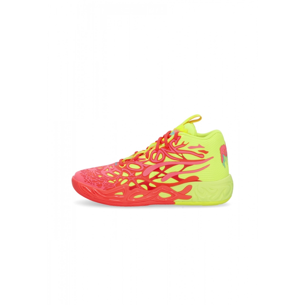 scarpa basket uomo mb04 1love PINK ALERT/YELLOW ALE