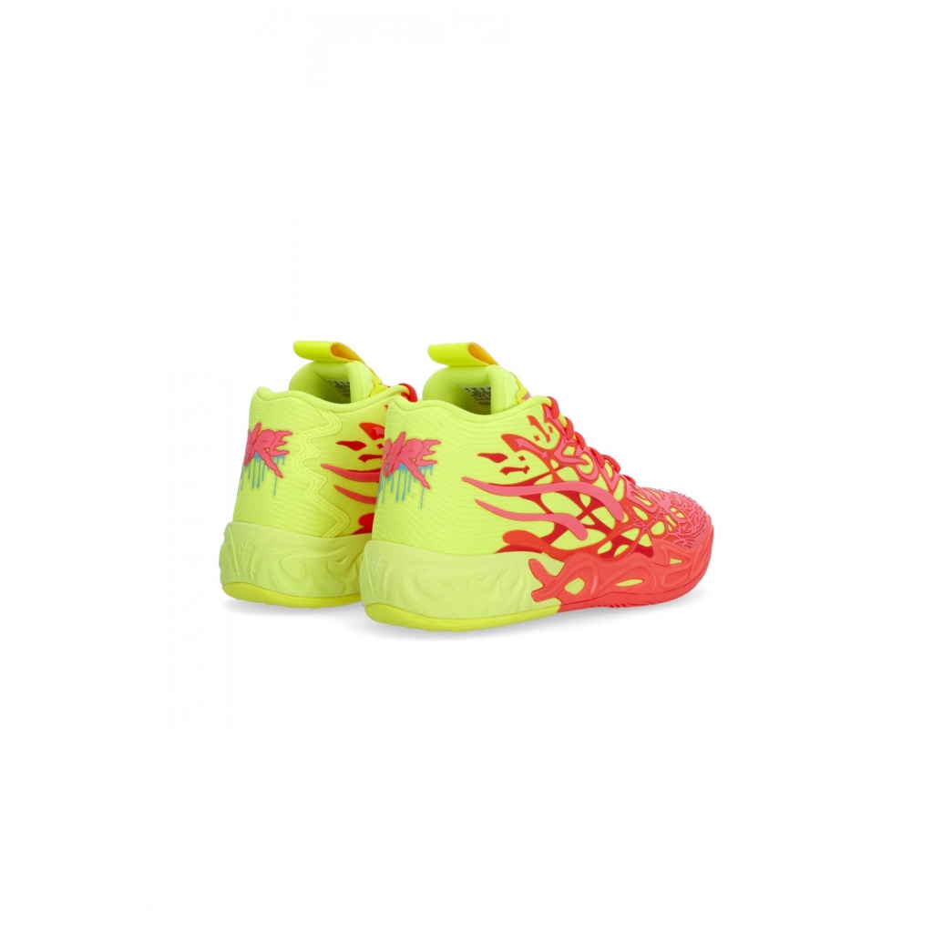 scarpa basket uomo mb04 1love PINK ALERT/YELLOW ALE