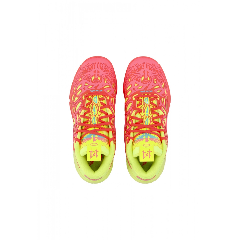 scarpa basket uomo mb04 1love PINK ALERT/YELLOW ALE