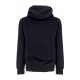 felpa cappuccio uomo club futura hoodie BLACK/BLACK