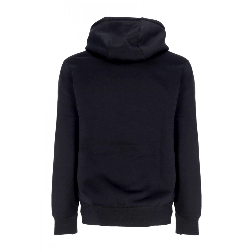 felpa cappuccio uomo club futura hoodie BLACK/BLACK