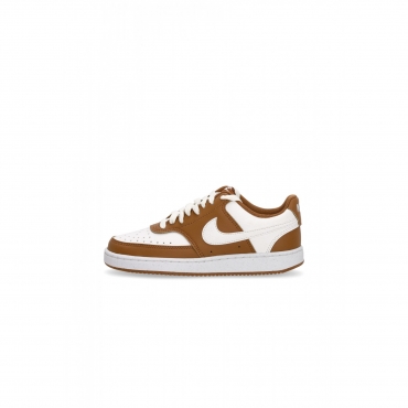 scarpa bassa donna w court vision low next nature LT BRITISH TAN/WHITE