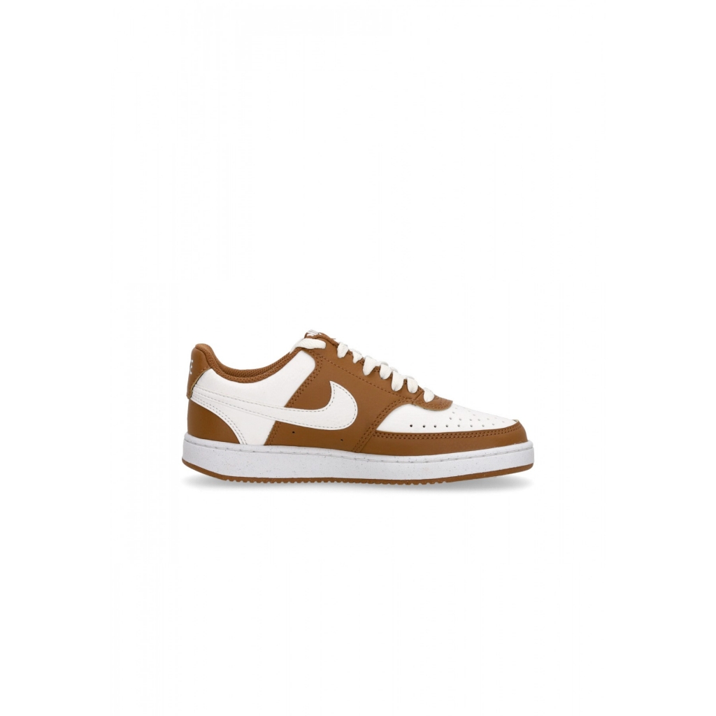 scarpa bassa donna w court vision low next nature LT BRITISH TAN/WHITE