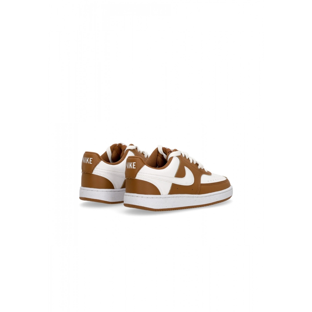 scarpa bassa donna w court vision low next nature LT BRITISH TAN/WHITE