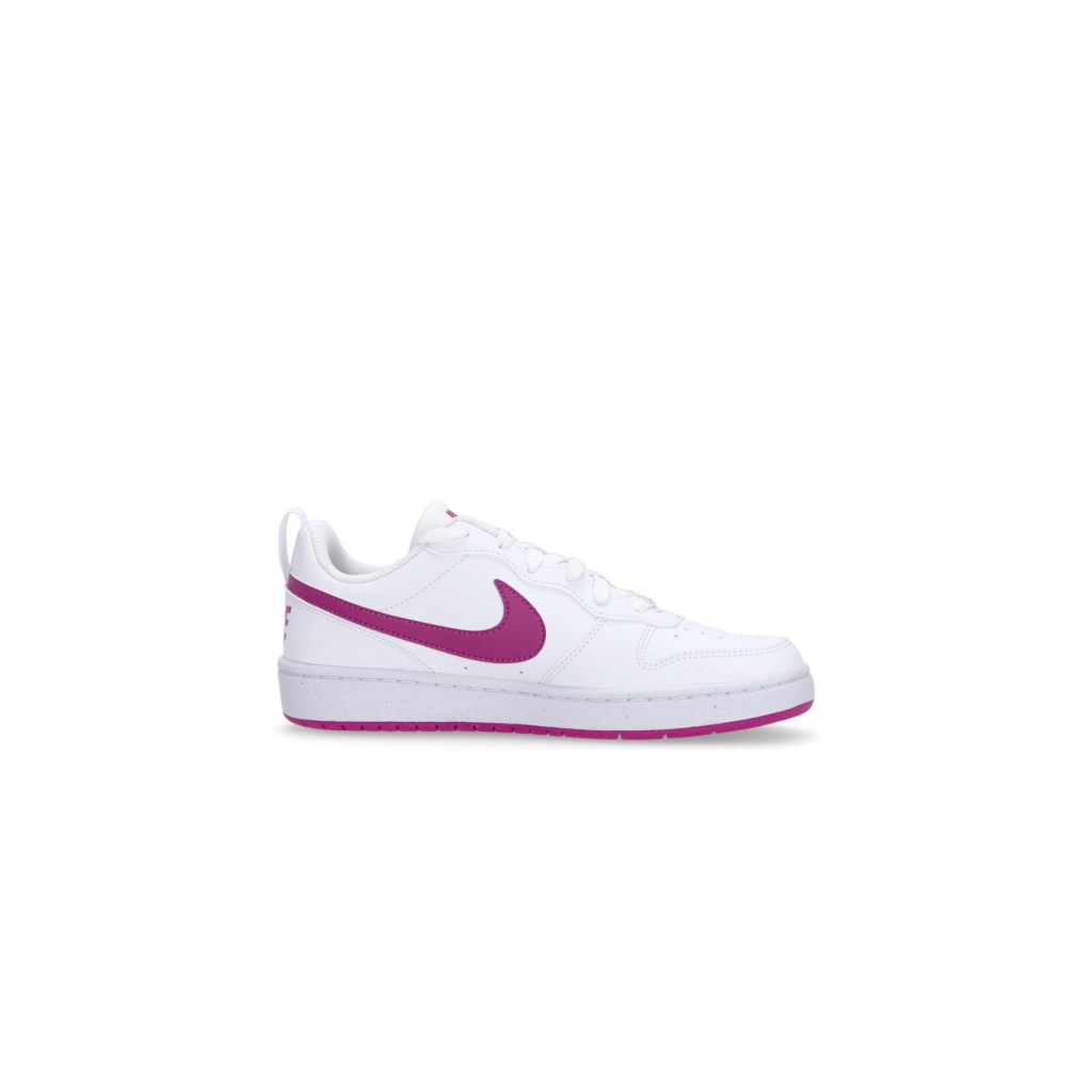 scarpa bassa ragazzo court borough low recraft gs WHITE/HOT FUCHSIA