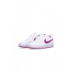 scarpa bassa ragazzo court borough low recraft gs WHITE/HOT FUCHSIA