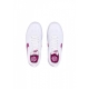 scarpa bassa ragazzo court borough low recraft gs WHITE/HOT FUCHSIA