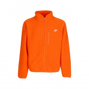 giubbotto pile uomo club winter jacket SAFETY ORANGE/WHITE