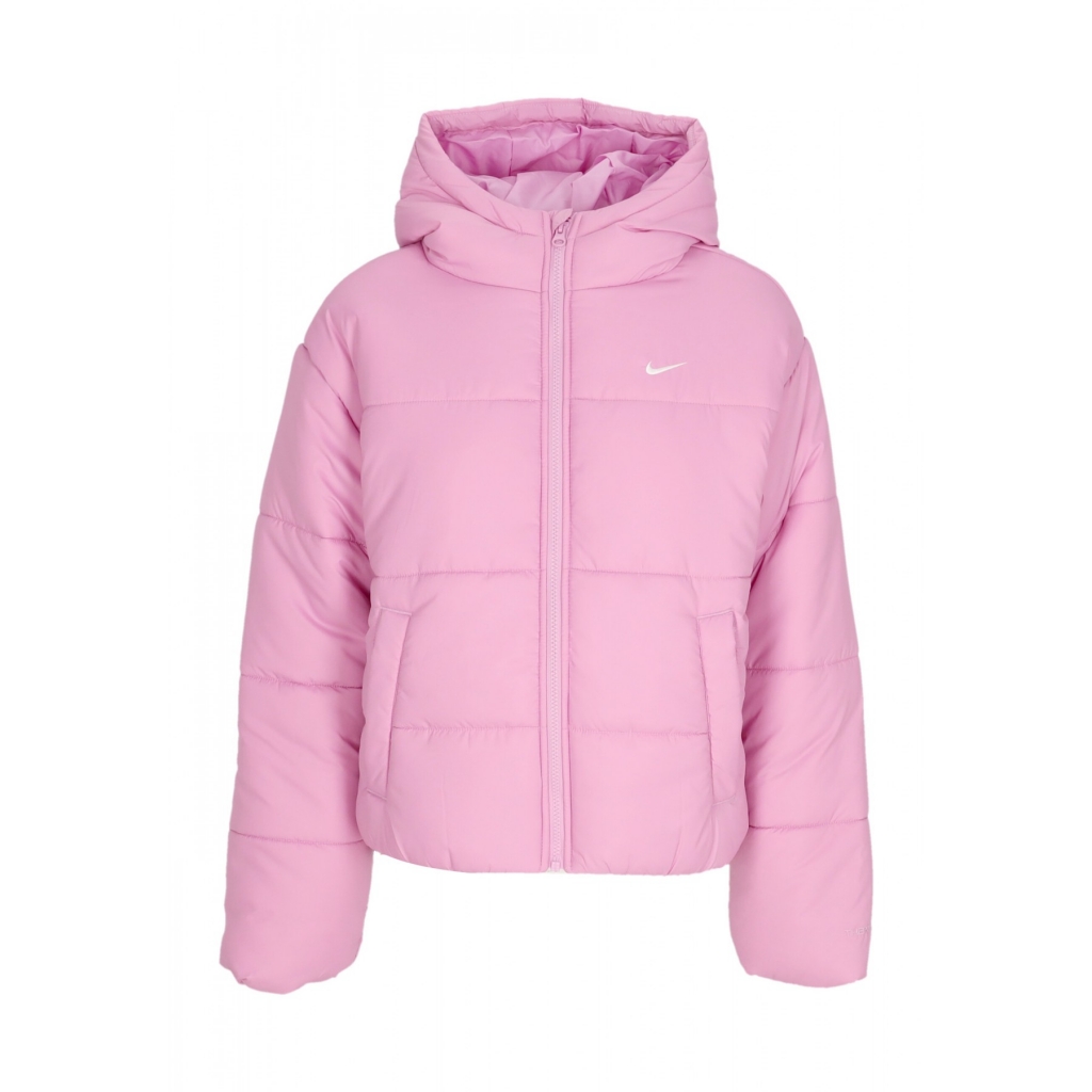 piumino donna w sportswear therma-fit classic puffer BEYOND PINK/WHITE