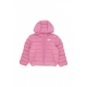 piumino ragazza sportswear low synthetic fill jacket MAGIC FLAMINGO/MAGIC FLAMINGO/WHITE