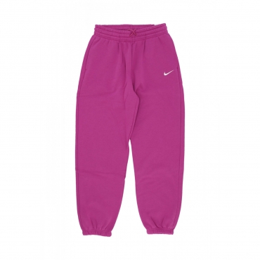 pantalone tuta felpato donna w sportswear phoenix fleece high-waisted oversized pant HOT FUCHSIA/SAIL