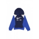 felpa cappuccio ragazzo air logo hoodie MIDNIGHT NAVY/GAME ROYAL/SAIL/SAIL