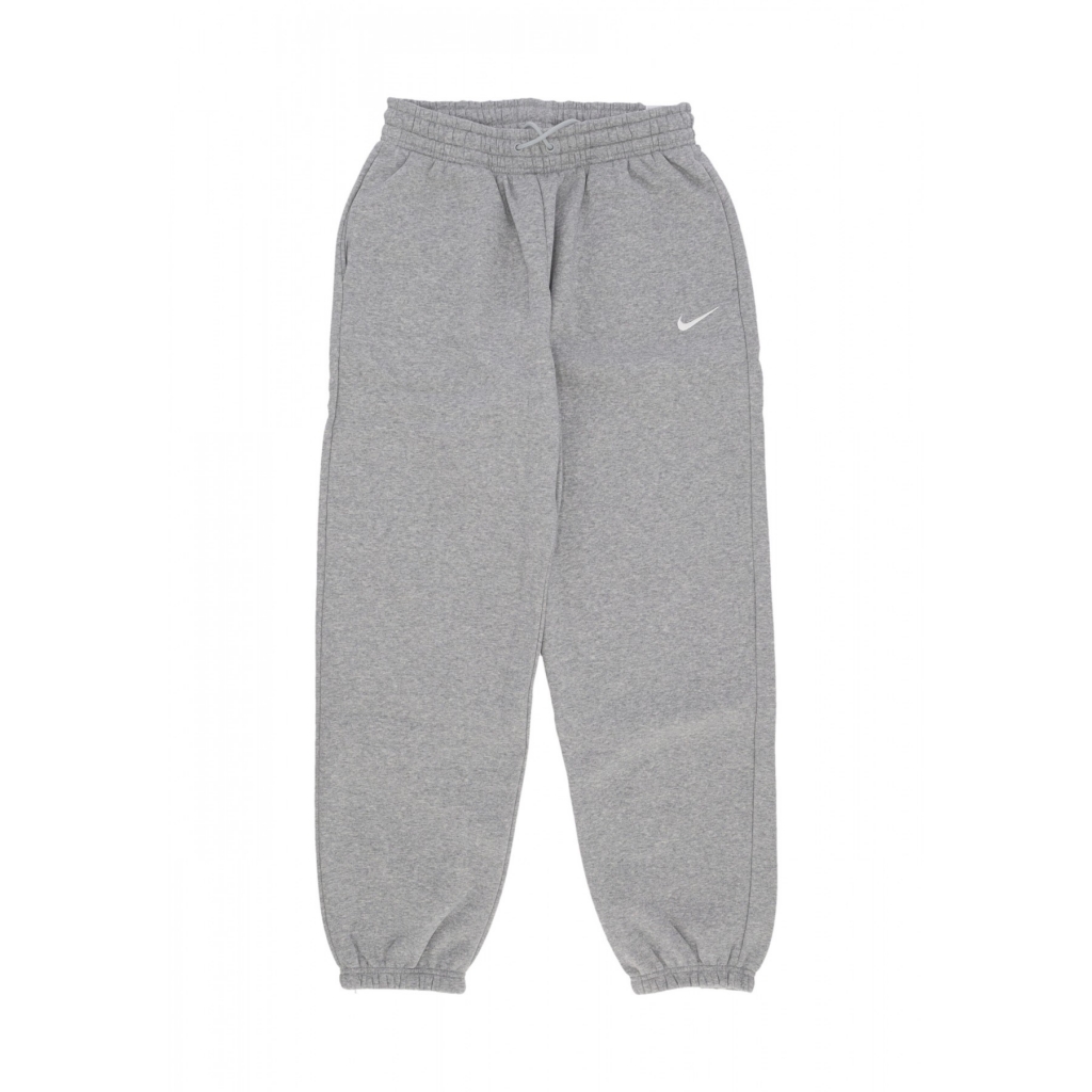 pantalone tuta felpato donna w sportswear phoenix fleece high-waisted oversized pant DK GREY HEATHER/SAIL