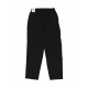 pantalone tuta leggero uomo club knit open-hem pant BLACK/WHITE