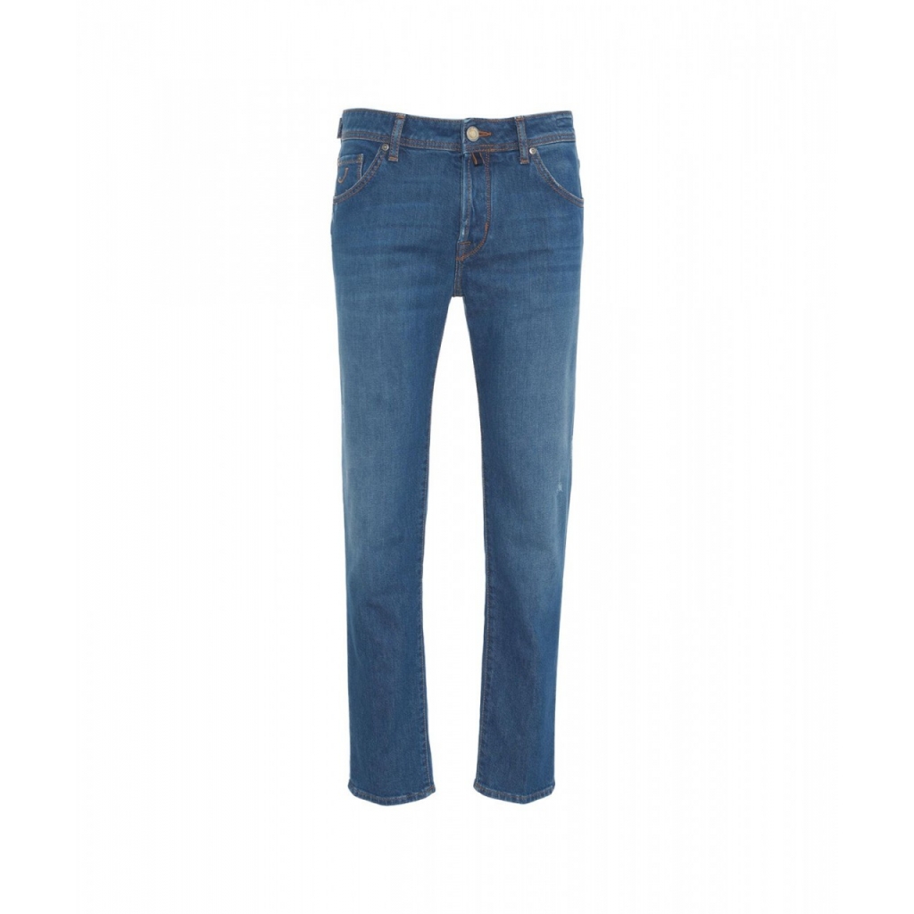 Cropped carrot jeans Scott blu