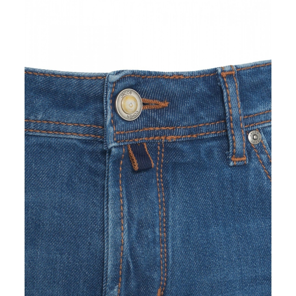 Cropped carrot jeans Scott blu