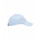 Cappello da baseball con logo ricamato azzurro