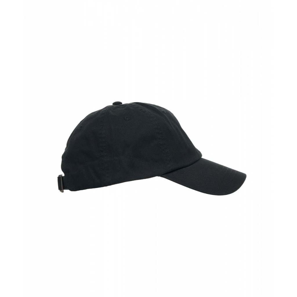 Cappello da baseball con logo ricamato nero