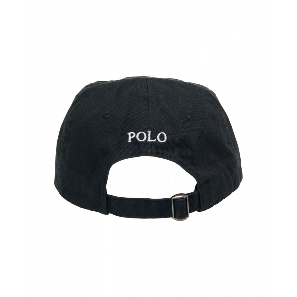 Cappello da baseball con logo ricamato nero