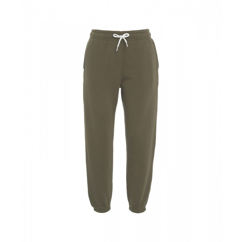 Pantaloni da jogging con logo ricamato verde