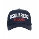 Cappello da baseball con logo blu