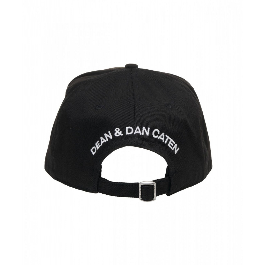 Cappello da baseball con logo nero