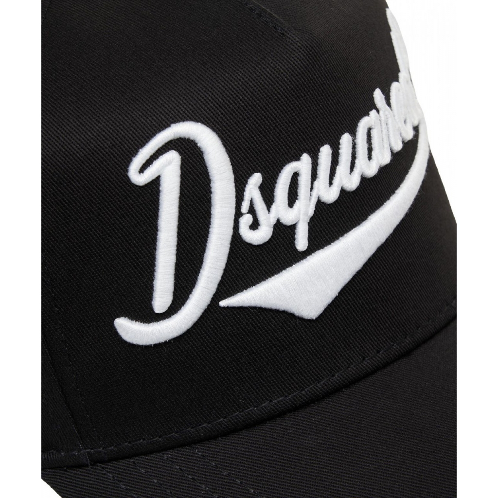 Cappello da baseball con logo nero