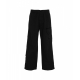 Pantaloni cargo con patch logo nero