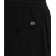 Pantaloni cargo con patch logo nero