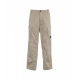 Pantaloni cargo con patch logo grigio chiaro