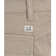 Pantaloni cargo con patch logo grigio chiaro