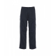 Pantaloni cargo con patch logo blu scuro