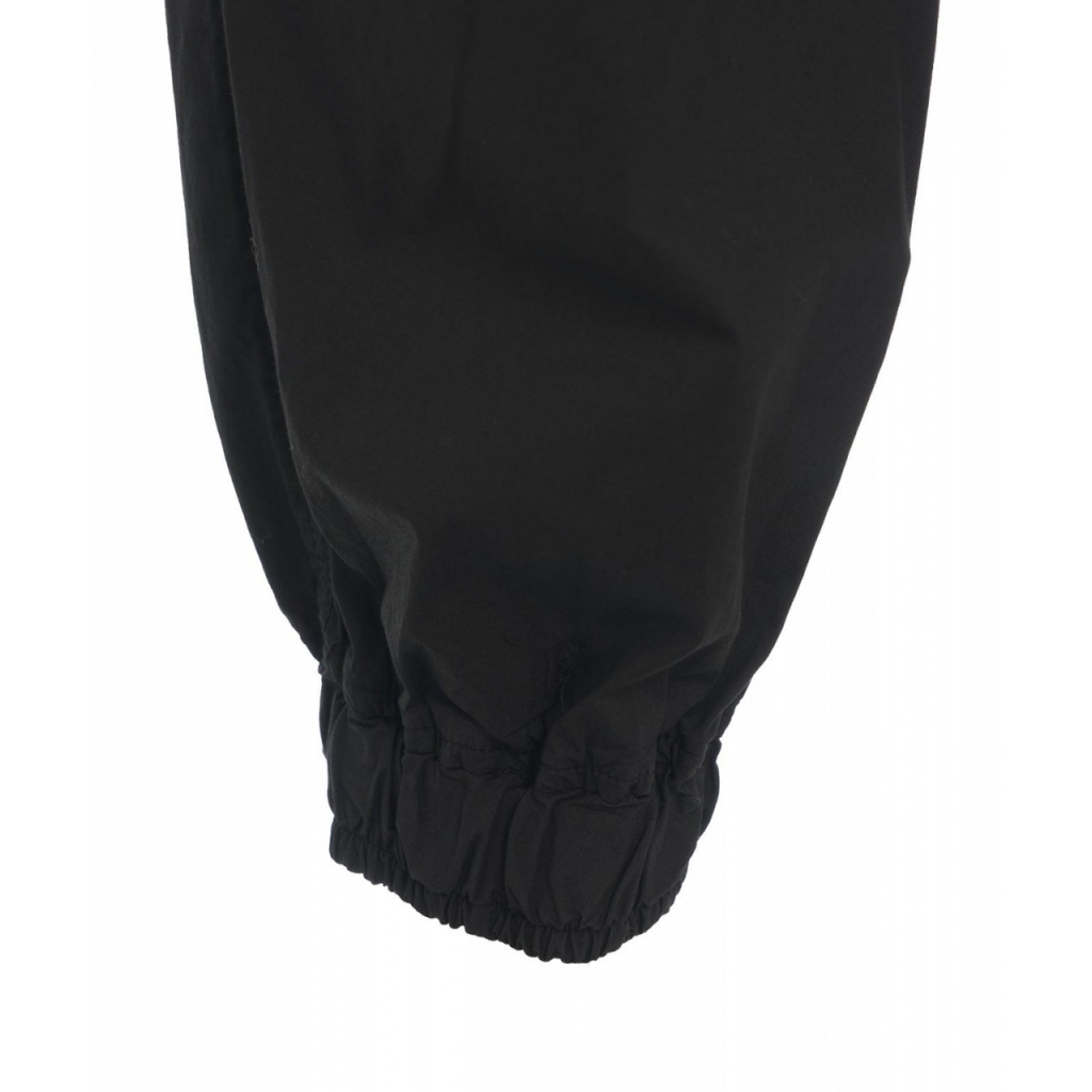 Pantaloni cargo con cavallo basso nero