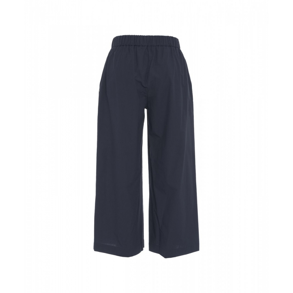 Culotte in cotone blu scuro