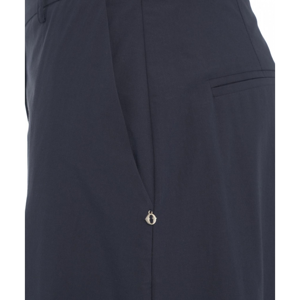 Culotte in cotone blu scuro