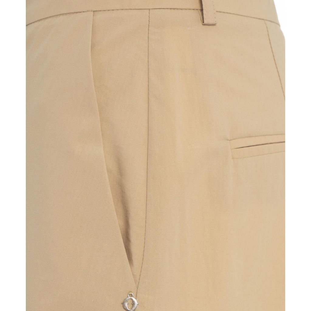 Culotte in cotone beige