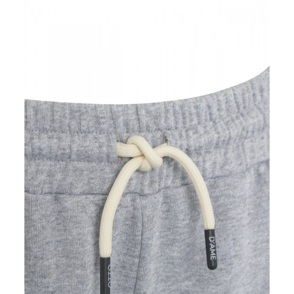 Pantaloni corti da jogging grigio chiaro