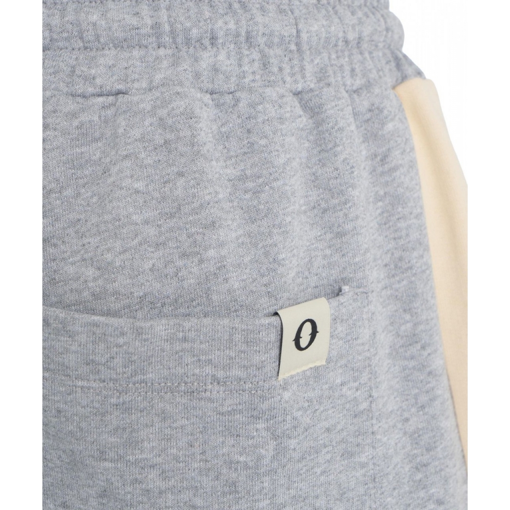 Pantaloni corti da jogging grigio chiaro