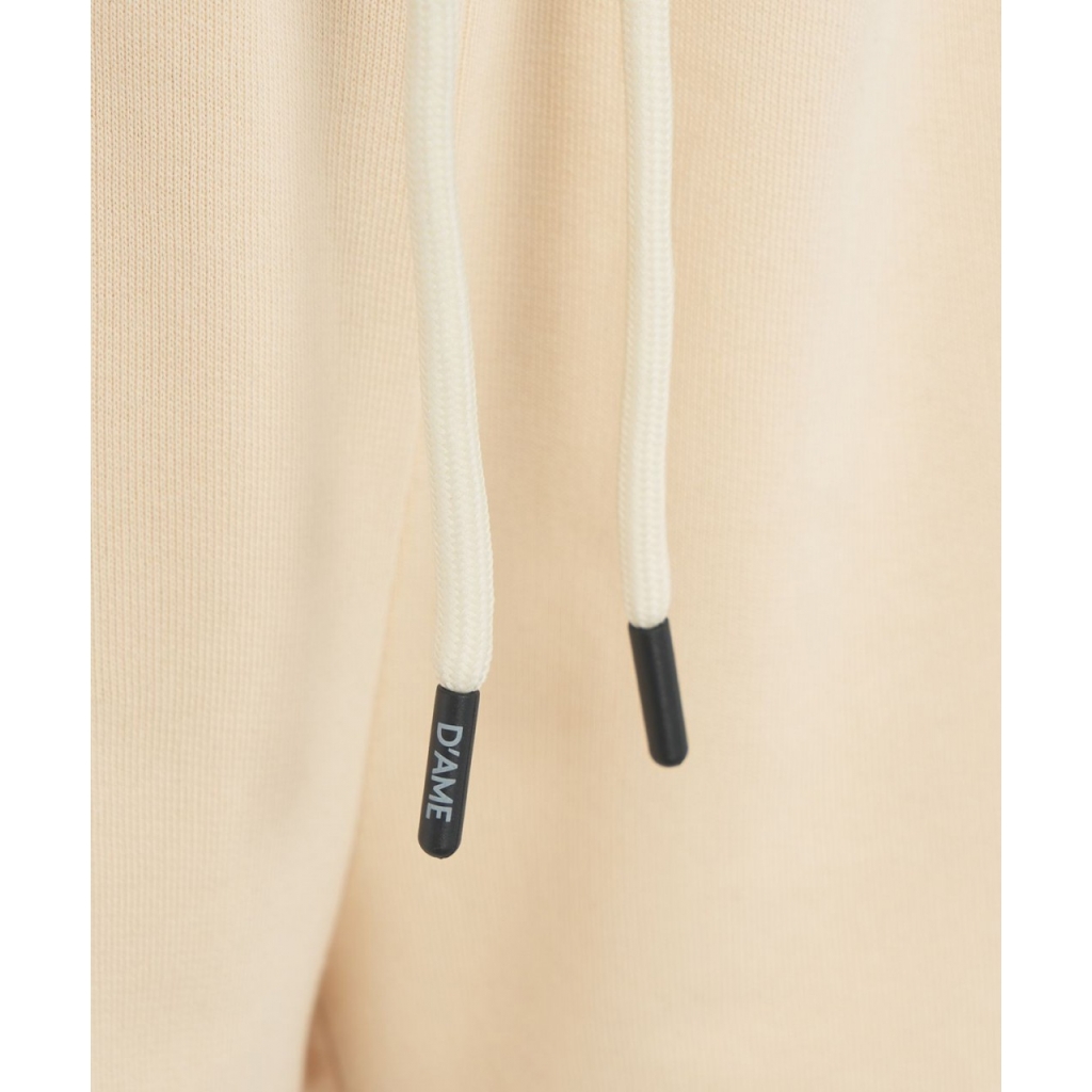 Pantaloni corti da jogging beige