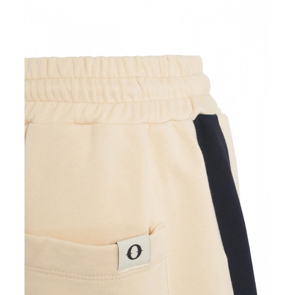 Pantaloni corti da jogging beige