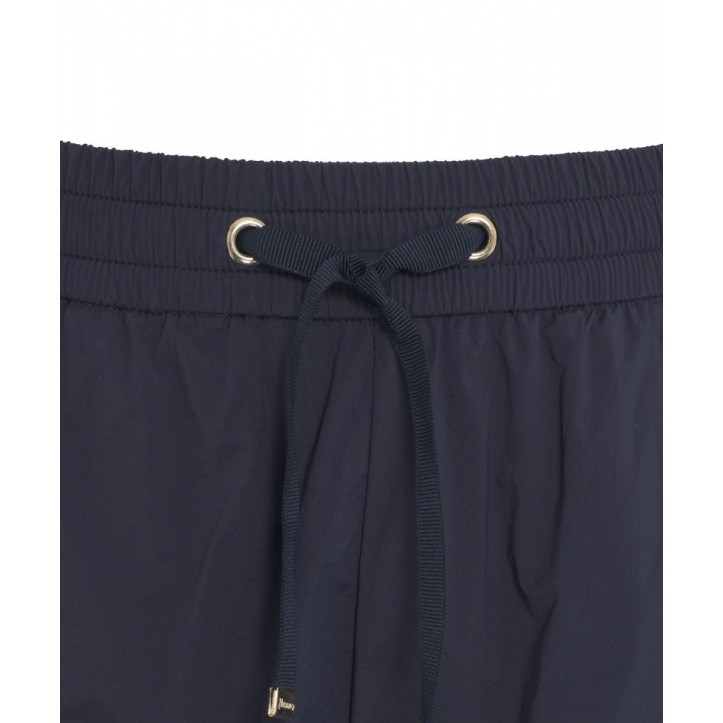 Pantaloni in nylon stretch Resort blu scuro