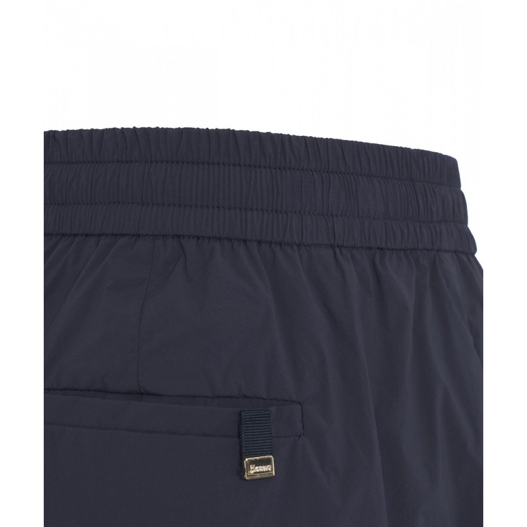 Pantaloni in nylon stretch Resort blu scuro