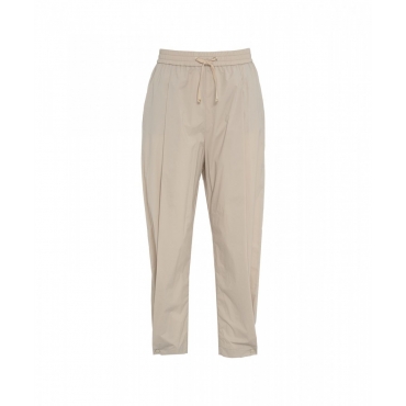 Pantaloni in nylon stretch Resort beige