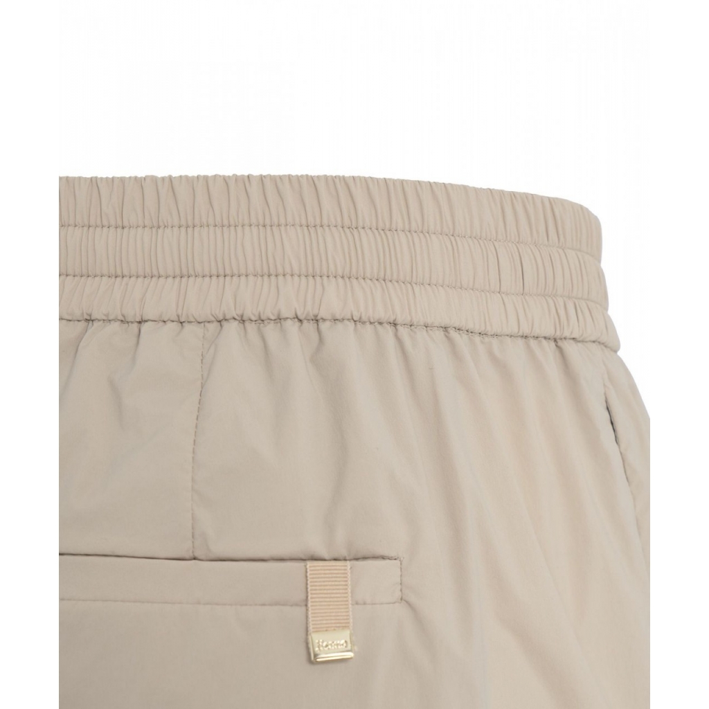 Pantaloni in nylon stretch Resort beige